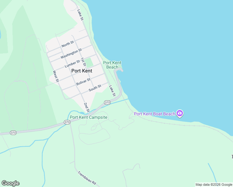 map of restaurants, bars, coffee shops, grocery stores, and more near Front Street in Port Kent