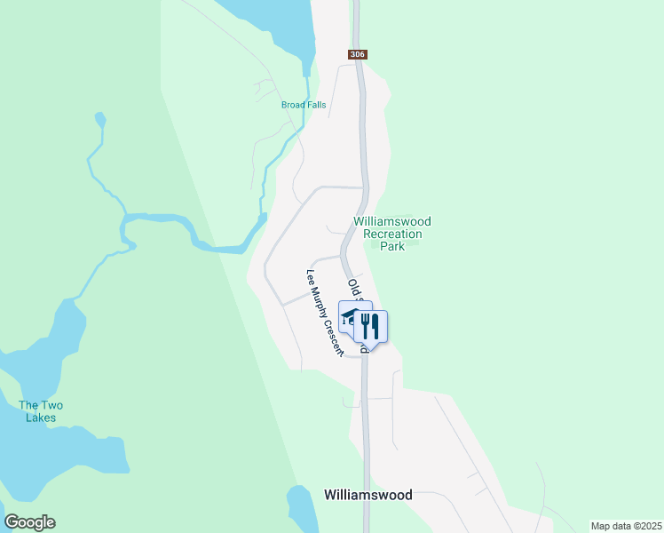 map of restaurants, bars, coffee shops, grocery stores, and more near 2 Lee Murphy Crescent in Williamswood
