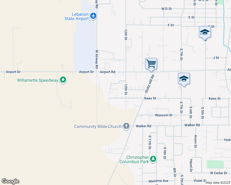 map of restaurants, bars, coffee shops, grocery stores, and more near 2242 Corinth Court in Lebanon