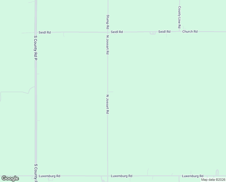 map of restaurants, bars, coffee shops, grocery stores, and more near 1800 North Jossart Road in Luxemburg