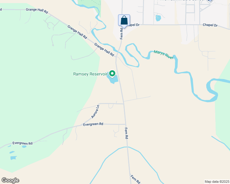 map of restaurants, bars, coffee shops, grocery stores, and more near 32668 Fern Road in Philomath
