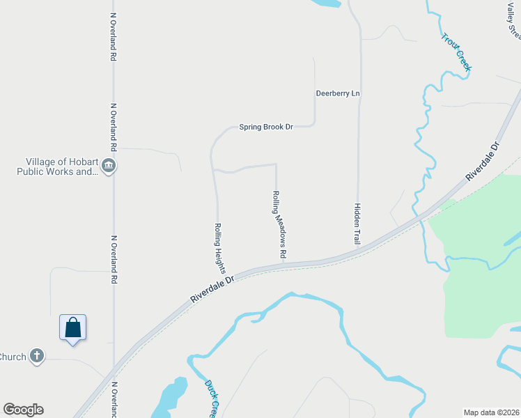 map of restaurants, bars, coffee shops, grocery stores, and more near 3755 Rolling Meadows Road in Hobart