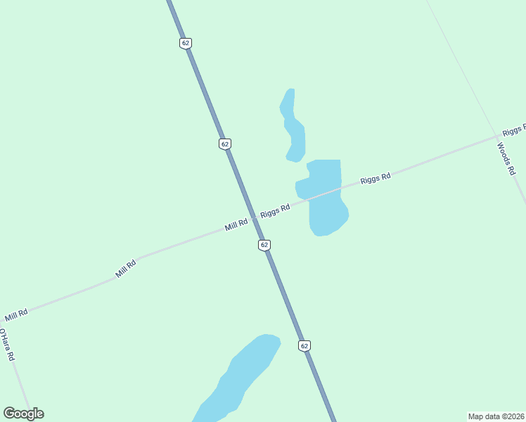 map of restaurants, bars, coffee shops, grocery stores, and more near 7 Riggs Road in Madoc