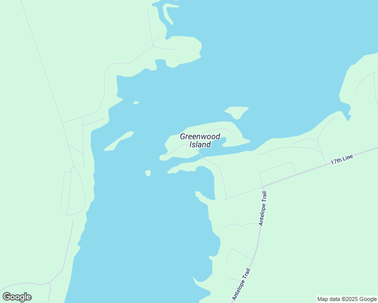 map of restaurants, bars, coffee shops, grocery stores, and more near 3034 Greenwood Lane in Buckhorn