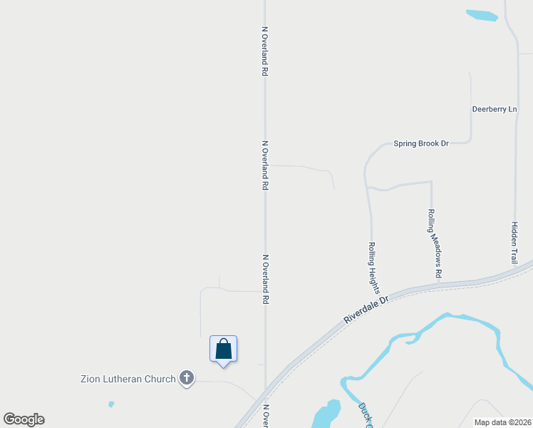 map of restaurants, bars, coffee shops, grocery stores, and more near 3752 North Overland Road in Hobart