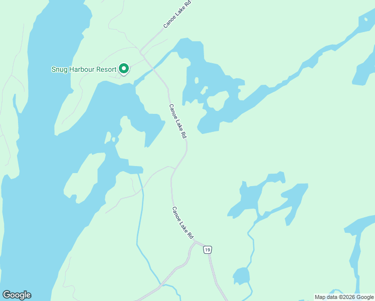 map of restaurants, bars, coffee shops, grocery stores, and more near 7760 Canoe Lake Road in Frontenac County