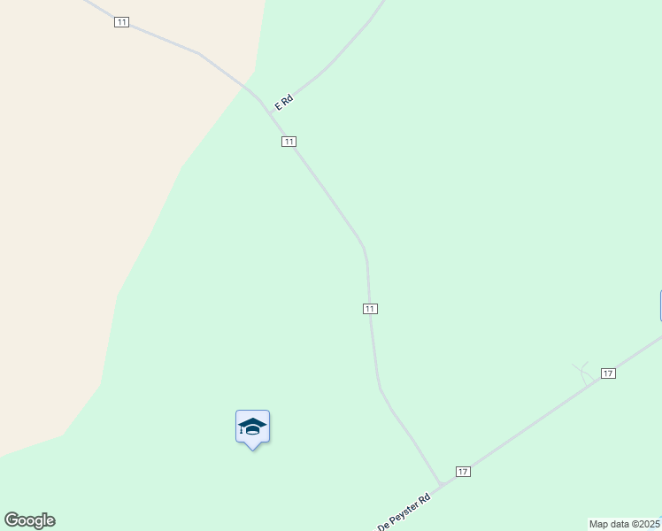 map of restaurants, bars, coffee shops, grocery stores, and more near 3143 County Road 11 in Heuvelton