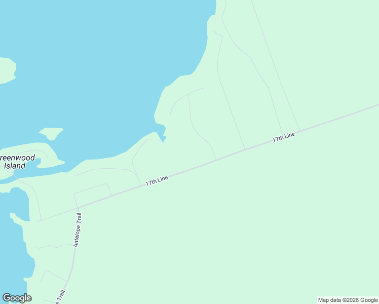 map of restaurants, bars, coffee shops, grocery stores, and more near 1847 17 Line in Lakefield