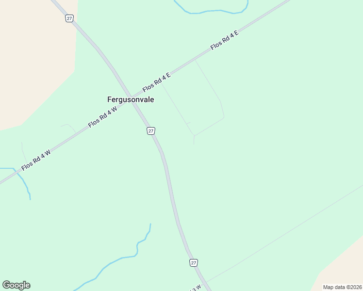 map of restaurants, bars, coffee shops, grocery stores, and more near 13547 Simcoe County Road 27 in Phelpston