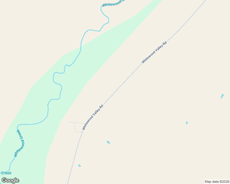 map of restaurants, bars, coffee shops, grocery stores, and more near Whitewood Valley Road in Whitewood