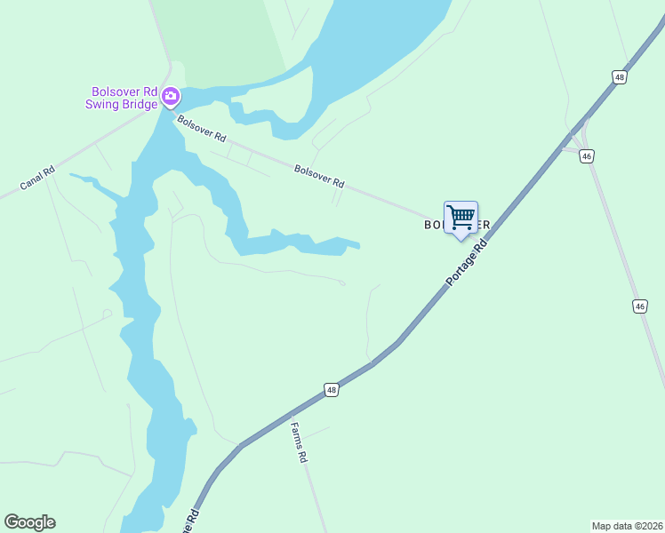 map of restaurants, bars, coffee shops, grocery stores, and more near in Simcoe County