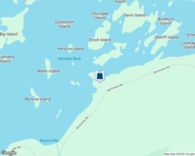 map of restaurants, bars, coffee shops, grocery stores, and more near 2328 Salmon Bay Road in Lakefield