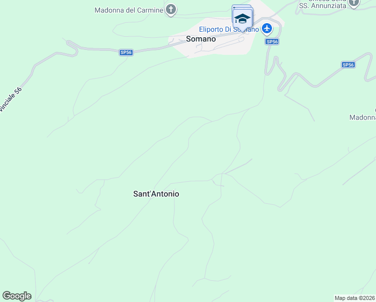map of restaurants, bars, coffee shops, grocery stores, and more near 34 Borgata Sant'Antonio in Provincia di Cuneo
