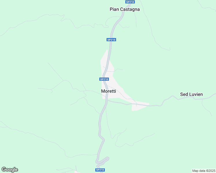 map of restaurants, bars, coffee shops, grocery stores, and more near 121 Strada Provinciale 210 in Moretti