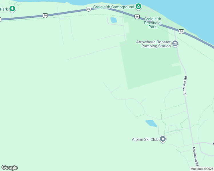 map of restaurants, bars, coffee shops, grocery stores, and more near 190 Alta Road in Grey County