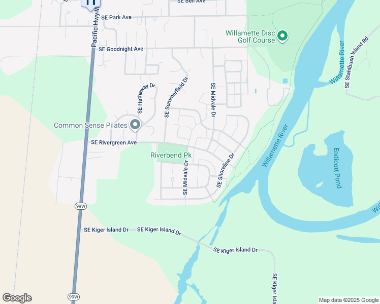 map of restaurants, bars, coffee shops, grocery stores, and more near 3507 Southeast Quayside Street in Corvallis