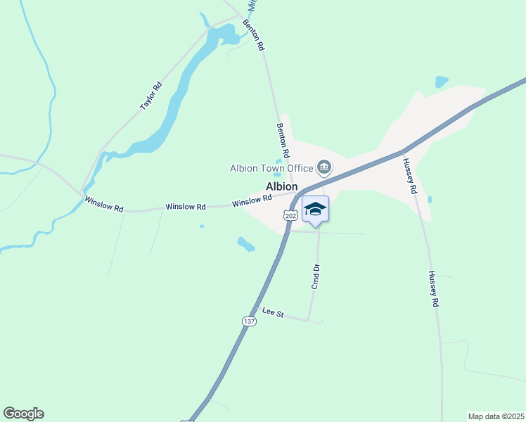 map of restaurants, bars, coffee shops, grocery stores, and more near 50 Main Street in Albion