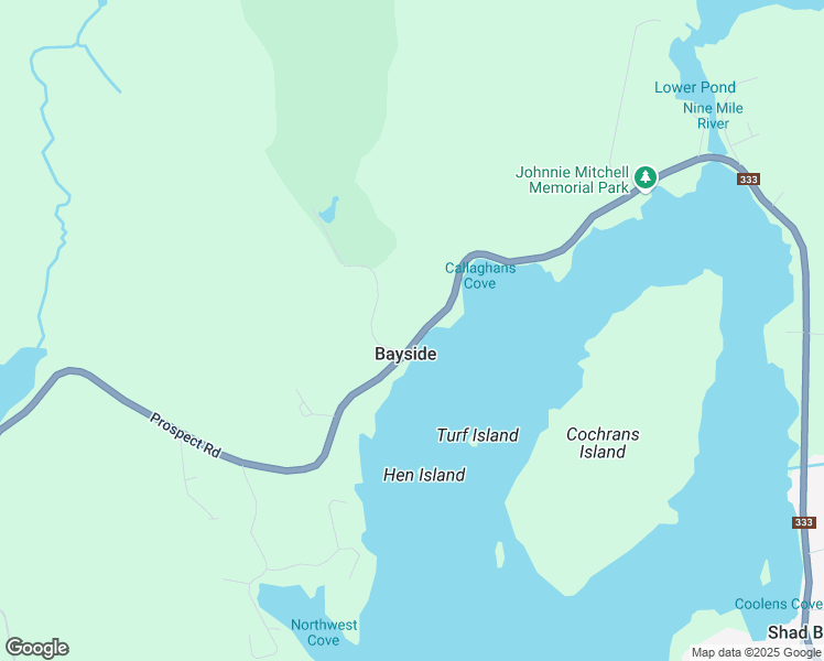 map of restaurants, bars, coffee shops, grocery stores, and more near 4431 Prospect Road in Bayside