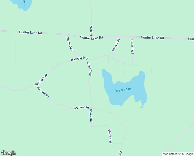 map of restaurants, bars, coffee shops, grocery stores, and more near 10345 Starrs Trail in Roscommon