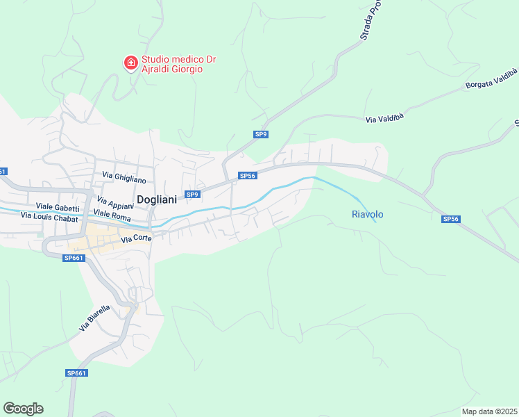 map of restaurants, bars, coffee shops, grocery stores, and more near 75 Via Generale Filippo Martinengo in Dogliani