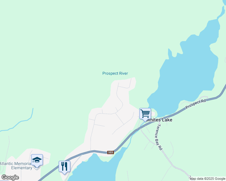 map of restaurants, bars, coffee shops, grocery stores, and more near 200 Bayview Drive in Whites Lake