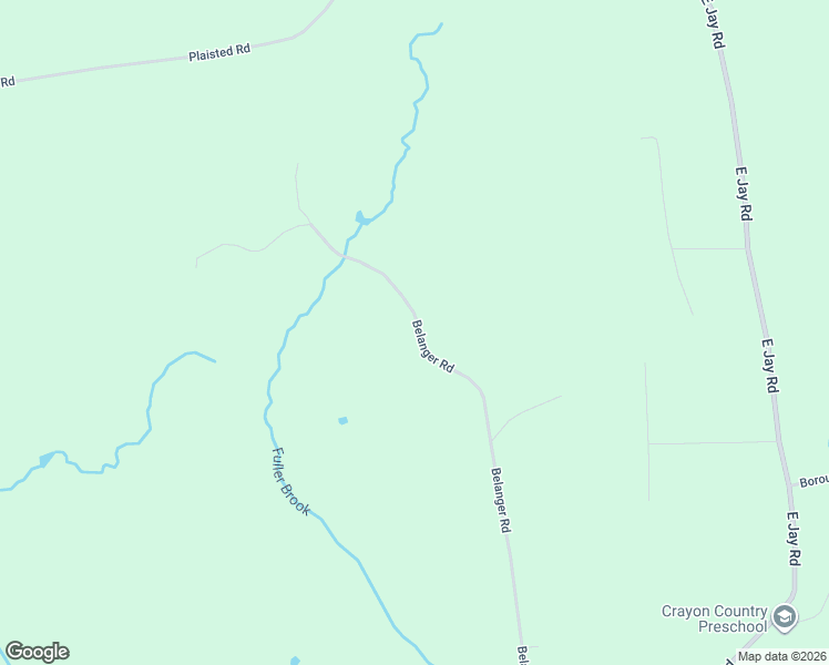 map of restaurants, bars, coffee shops, grocery stores, and more near 228 Belanger Road in Jay