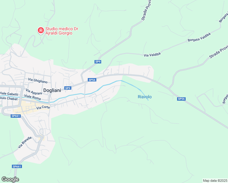 map of restaurants, bars, coffee shops, grocery stores, and more near 97 bis Via Generale Filippo Martinengo in Dogliani