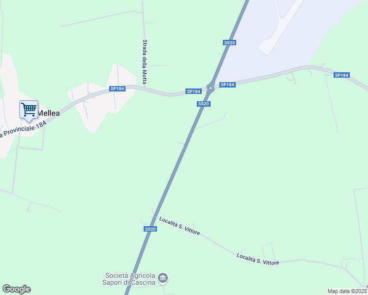 map of restaurants, bars, coffee shops, grocery stores, and more near 17 Frazione Mellea in Provincia di Cuneo