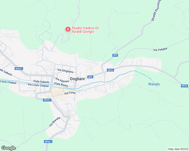 map of restaurants, bars, coffee shops, grocery stores, and more near 6 Vicolo Caserma in Dogliani