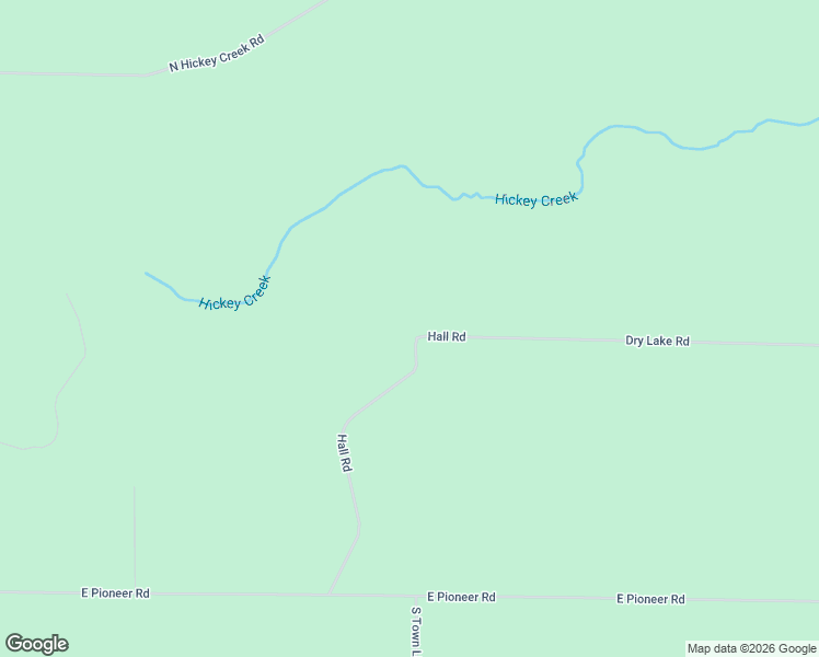 map of restaurants, bars, coffee shops, grocery stores, and more near 10676-10698 Hall Road in Roscommon