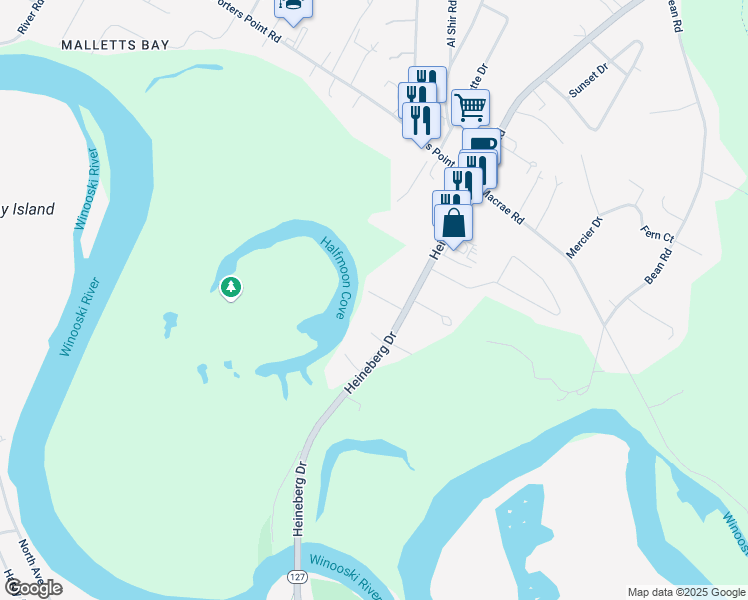 map of restaurants, bars, coffee shops, grocery stores, and more near 84 Holbrook Court in Colchester