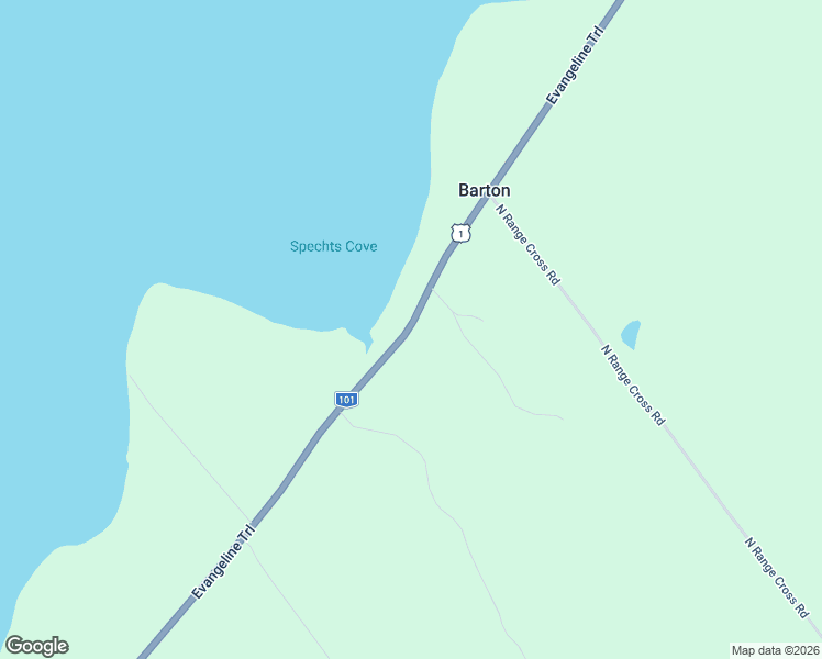 map of restaurants, bars, coffee shops, grocery stores, and more near 8094 Nova Scotia 101 in Barton