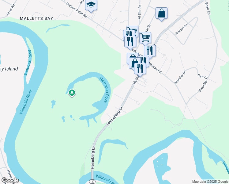 map of restaurants, bars, coffee shops, grocery stores, and more near 84 Holbrook Court in Colchester