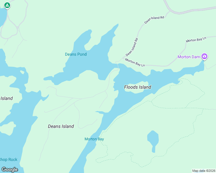 map of restaurants, bars, coffee shops, grocery stores, and more near Dean Island Road in Leeds and Grenville United Counties