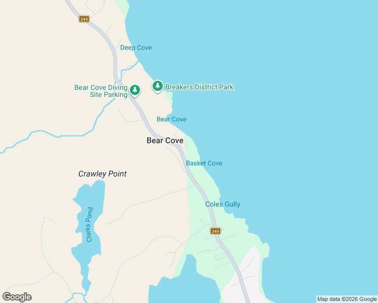 map of restaurants, bars, coffee shops, grocery stores, and more near 520 Ketch Harbour Road in Bear Cove