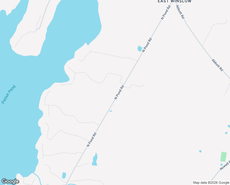 map of restaurants, bars, coffee shops, grocery stores, and more near 436 North Pond Road in Winslow