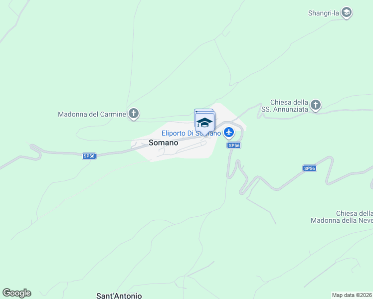 map of restaurants, bars, coffee shops, grocery stores, and more near 6 Via Castello in Somano