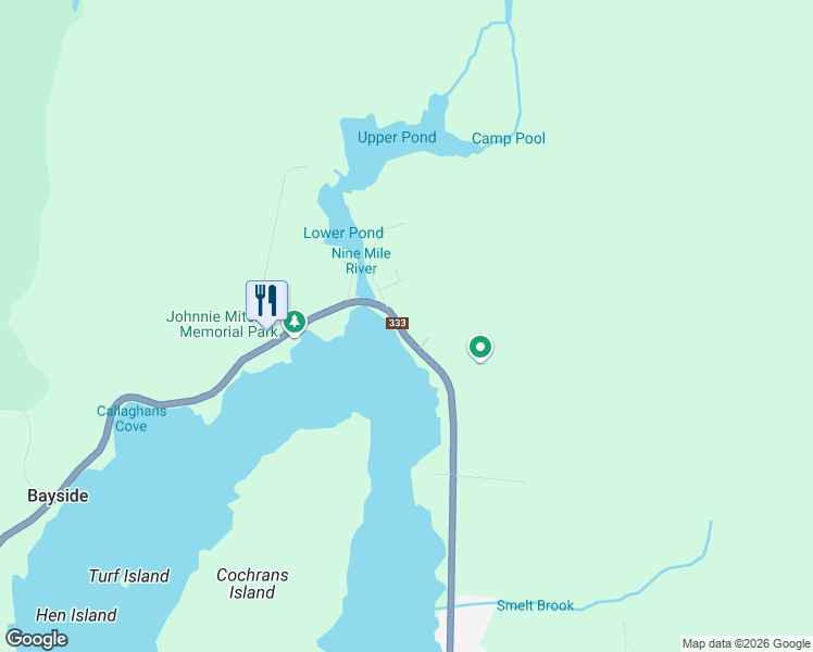 map of restaurants, bars, coffee shops, grocery stores, and more near 4141 Prospect Road in Shad Bay