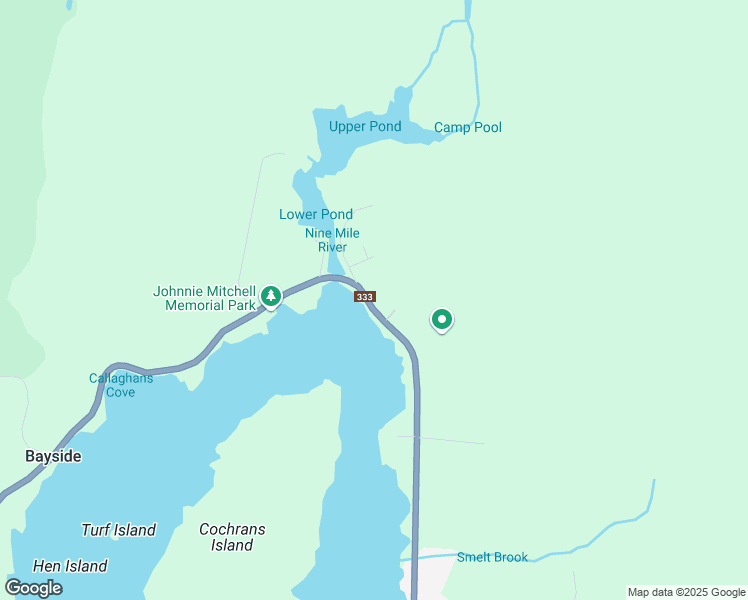 map of restaurants, bars, coffee shops, grocery stores, and more near 4141 Prospect Road in Shad Bay