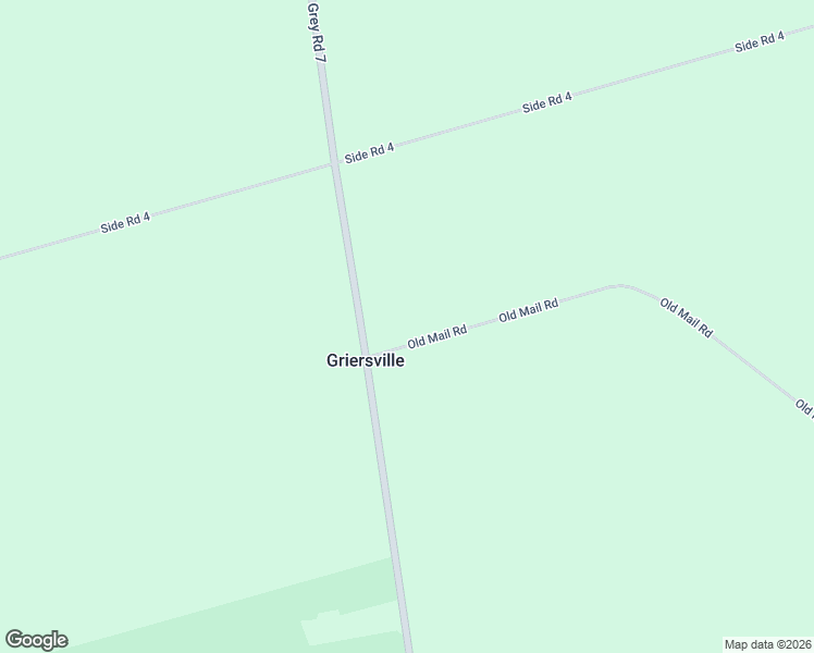 map of restaurants, bars, coffee shops, grocery stores, and more near Old Mail Road in Meaford