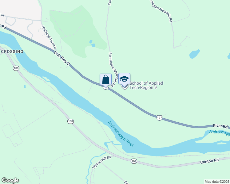 map of restaurants, bars, coffee shops, grocery stores, and more near 377 River Road in Mexico