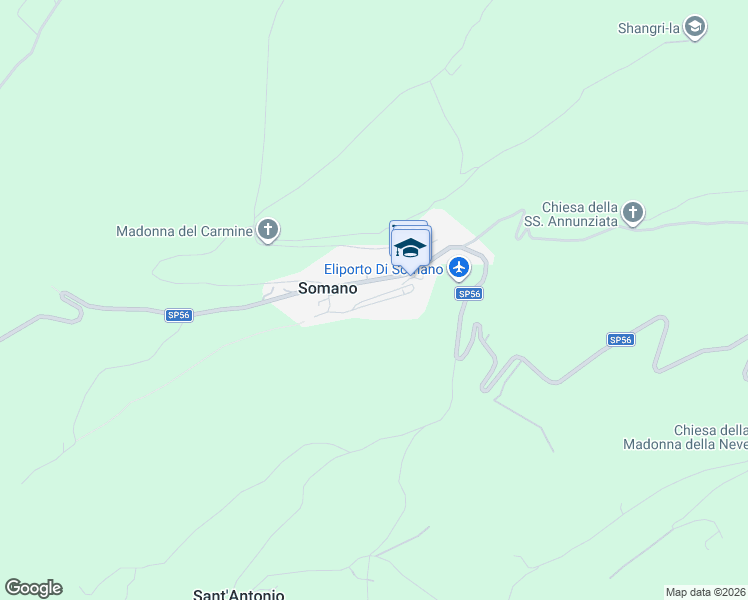 map of restaurants, bars, coffee shops, grocery stores, and more near 6 Via Castello in Somano