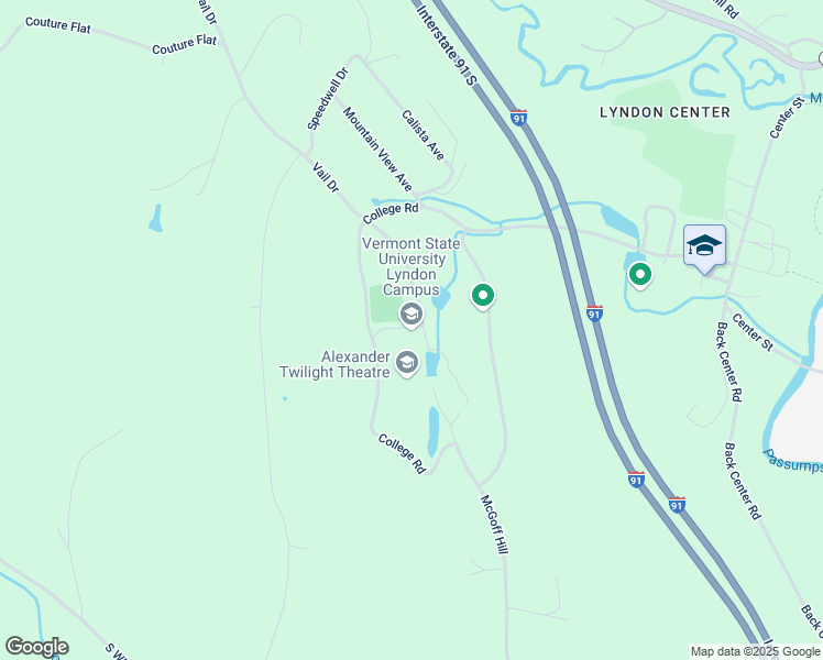 map of restaurants, bars, coffee shops, grocery stores, and more near 1001 College Road in Lyndon