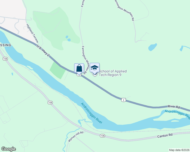 map of restaurants, bars, coffee shops, grocery stores, and more near 377 River Road in Mexico