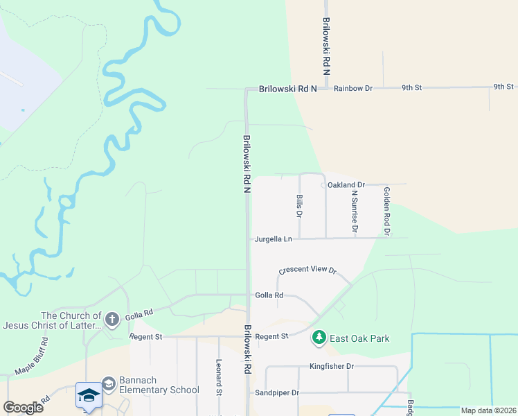 map of restaurants, bars, coffee shops, grocery stores, and more near 207 Brilowski Road North in Stevens Point