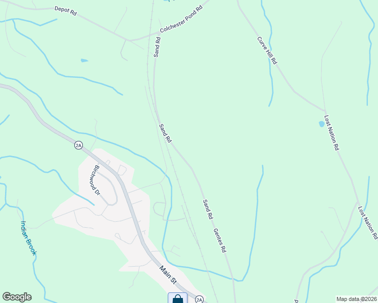 map of restaurants, bars, coffee shops, grocery stores, and more near 583 Sand Road in Colchester
