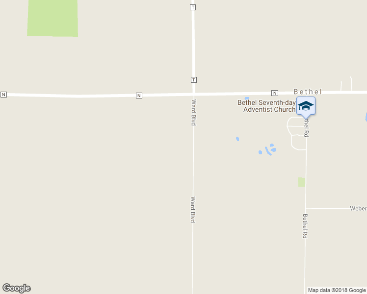 map of restaurants, bars, coffee shops, grocery stores, and more near 8001 Ward Boulevard in Arpin