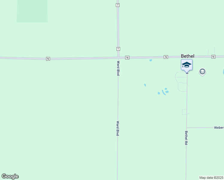 map of restaurants, bars, coffee shops, grocery stores, and more near 8001 Ward Boulevard in Arpin
