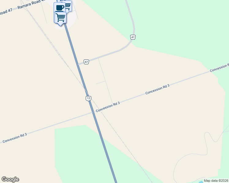 map of restaurants, bars, coffee shops, grocery stores, and more near 2541 Harrigan Drive in Brechin