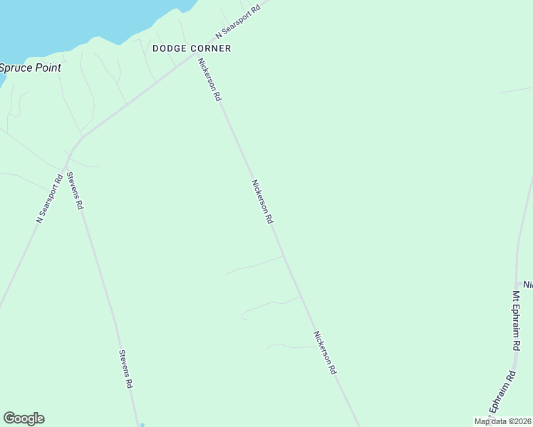 map of restaurants, bars, coffee shops, grocery stores, and more near 135 Nickerson Road in Searsport